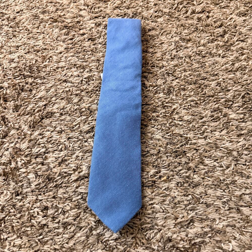Eton Cotton Knit Tie - Light Blue NWT